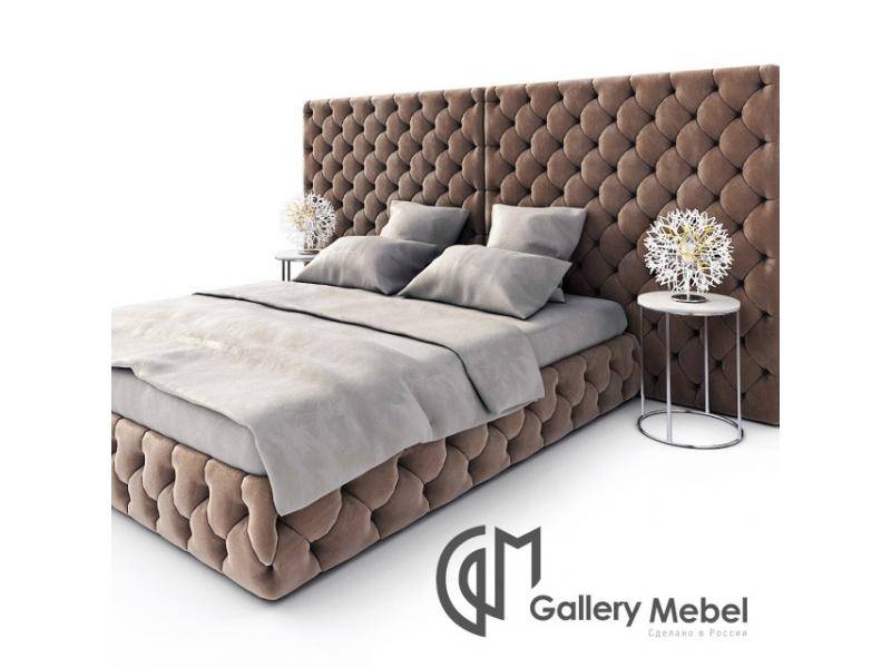 кровать с большим изголовьем letto gm 12 во Владивостоке