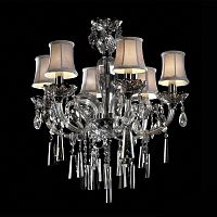 люстра md102743-6a от illuminati прозрачная/бежевая/ хром во Владивостоке