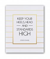 постер keep your heels а3 во Владивостоке