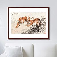 картина: tigers in the bush, 1905г. во Владивостоке