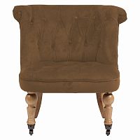 кресло amelie french country chair коричневое во Владивостоке