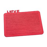 разделочная доска happy board love, красная во Владивостоке
