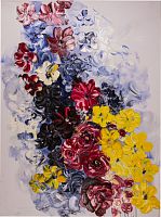 картина маслом красочные розы 90*120 см. во Владивостоке