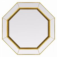 зеркало золотое венецианское восьмиугольное espresso gold во Владивостоке