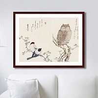 картина: smart owl watching, 1793г. во Владивостоке