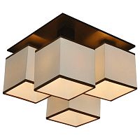 потолочная люстра arte lamp quadro a4402pl-4bk во Владивостоке