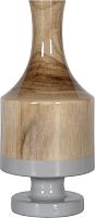ваза настольная rustic chic wood grey во Владивостоке