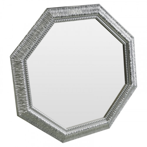 зеркало серебряное восьмиугольное с декором sparkle silver во Владивостоке