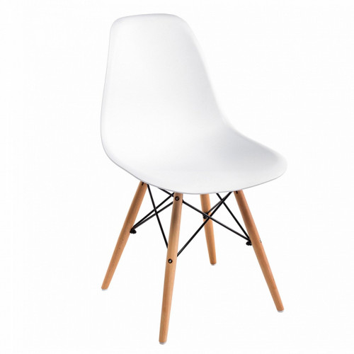 стул деревянный eames pc-015 white во Владивостоке