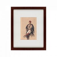 картина: seated turk, 1850 во Владивостоке