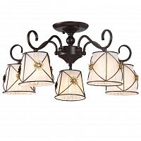 потолочная люстра arte lamp 72 a5495pl-5br во Владивостоке