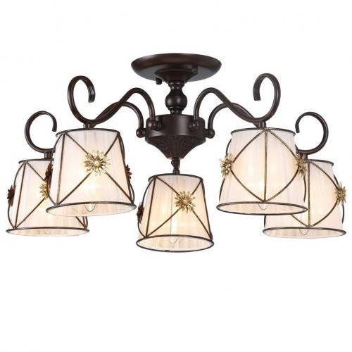 потолочная люстра arte lamp 72 a5495pl-5br во Владивостоке