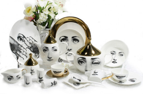 столовый сервиз пьеро форназетти golden faces во Владивостоке