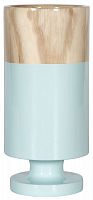 ваза настольная rustic chic tube wood blue во Владивостоке