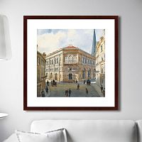 картина: view of the riga stock exchange, 1880г. во Владивостоке