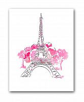 постер paris а3 (розовый) во Владивостоке
