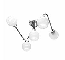 потолочная люстра idlamp agostina 361/5a-whitechrome во Владивостоке