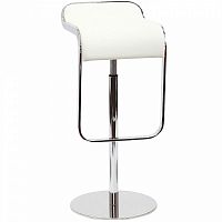 барный стул lem style piston stool белая кожа во Владивостоке