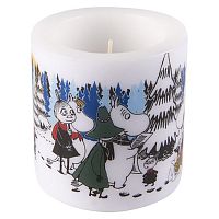 свеча большая moomin зимний лес, 8 см во Владивостоке