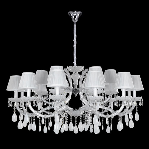 подвесная люстра crystal lux blanca sp18 белая во Владивостоке