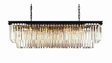 люстра odeon l120 black&glass серая, прозрачная во Владивостоке