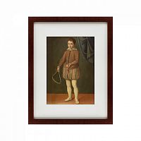 картина: portrait of a boy holding a tennis racket and ball, 1600 во Владивостоке