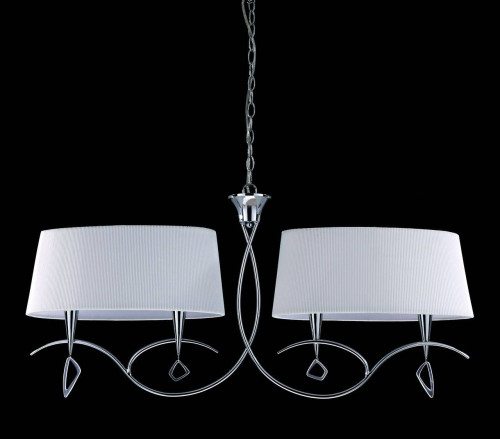 подвесная люстра mantra mara chrome - white 1642 во Владивостоке