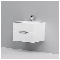 тумба под раковину am.pm spirit m70fhx0602wg33 подвесная, ящики с доводчиками, 60 см, белый глянец во Владивостоке