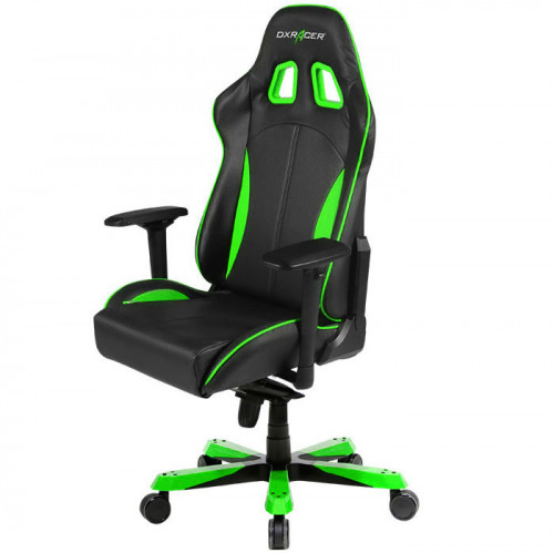 кресло геймерское dxracer king ks57 черно-зеленое во Владивостоке