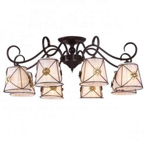 потолочная люстра arte lamp 72 a5495pl-8br во Владивостоке