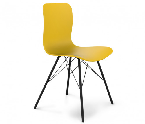 стул dsr желтый s40 (eames style) во Владивостоке