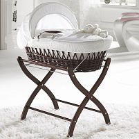 колыбель-переноска gift wicker moses basket темная, белое белье во Владивостоке