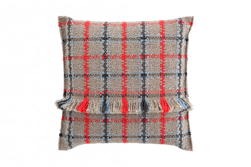 подушка большая gan tartan blue от gan во Владивостоке