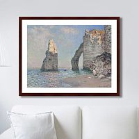 картина: the rock needle and the porte d'aval, 1885г. во Владивостоке