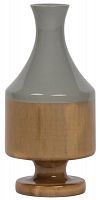 ваза настольная rustic chic grey wood во Владивостоке