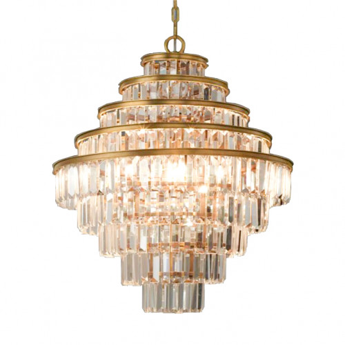 люстра alaine 80 латунь, прозрачное стекло латунь, прозрачная во Владивостоке