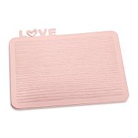 разделочная доска happy board love, розовая во Владивостоке