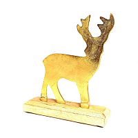 украшение декоративное golden raindeer, 22х18х5 см во Владивостоке