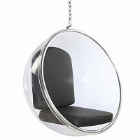 кресло bubble chair черное во Владивостоке