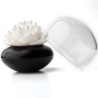 контейнер для хранения ватных палочек lotus черный-белый во Владивостоке
