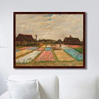 картина: flower beds in holland, 1883г. во Владивостоке