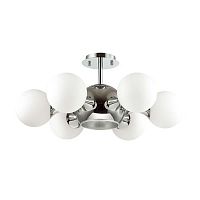 потолочная люстра odeon light miolla 3972/7c белая во Владивостоке