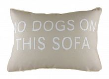 подушка с надписью no dogs on this sofa во Владивостоке