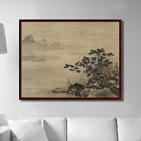 картина: autumn landscape in the style of sessh, 18 век во Владивостоке