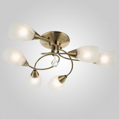 потолочная люстра eurosvet 2275/6 античная бронза во Владивостоке