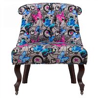 кресло мягкое amelie french country chair бабочки во Владивостоке