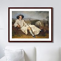 картина: goethe in the roman campagna, 1787г. во Владивостоке