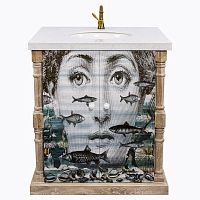тумба с раковиной аквариум снег fornasetti во Владивостоке