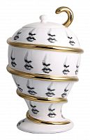 декоративная ваза с крышкой пьеро форназетти serpentino gold во Владивостоке