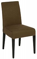 стул aylso dining chair кожа коричневая во Владивостоке